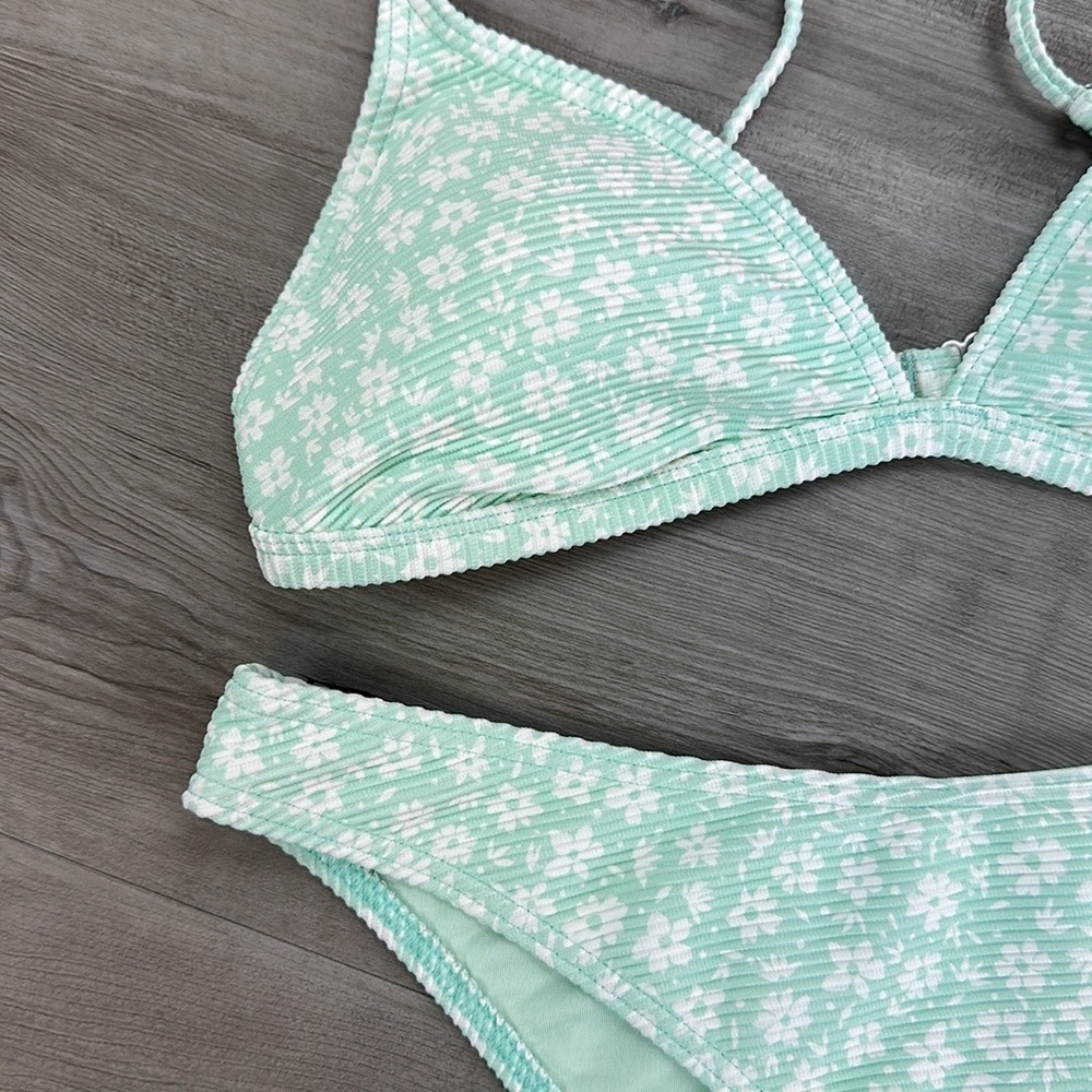 ☀️BILLABONG☀️ CRUSH ON YOU CECI TRI Crush On You Hike Bikini SET - Picture 7 of 12